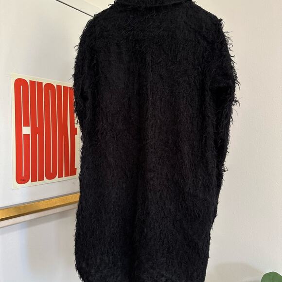 Comme des garçons fringe faux fur button shirt - Picture 7 of 11